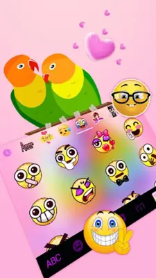 Love Parrots Theme android App screenshot 1